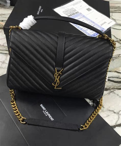 ysl classic college monogram aaaaabag